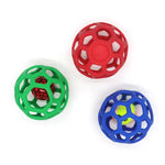 1030001 Dog Toy Hollow Ball Bite-resistant Elastic Pet Rubber Toy Balls, Spec:, Hollow, Bell, Tennis