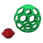 1030001 Dog Toy Hollow Ball Bite-resistant Elastic Pet Rubber Toy Balls, Spec:, Hollow, Bell, Tennis