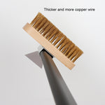 Thickened Oven Brush Home Transfer Shovel Oven Brush, 40cm Alloy Handle
