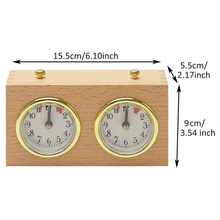 DT05a Retro Wood Shell Chess Clock Mechanical International Chess Clock, DT05a