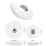 Remote Control Bluetooth LED Ceiling Lamp RGB Music Rhythm Color Changing Lamp, 33cm