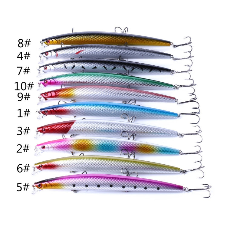 HENGJIA MI101 18cm 26g Long-distance Casting Sea Fishing Fake Lures Minnow Baits, MI101 (10), MI101 (5), MI101 (1), MI101 (2), MI101 (3), MI101 (6), MI101 (8), MI101 (9), MI101 (10 Colors)