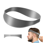Salon Neck Hair Line Guide Barber Trim Ruler Hair DIY Tool Hair Trimming Template Tools, Non-adjustable (Black), Non-adjustable (Grey), Non-adjustable (Blue), Non-adjustable (Red)