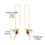Long Ear Wire Women Simple Earrings, E2104-4 Red Bird, E2104-5 Blue Bird, E2210-1 Dual Ball C Clip, E2210-2 Pearl, E2210-3 Vermiculite, E2210-4 Crystal, E2210-5 Eyes, E2210-6 Moon, E2210-7 Four-pointed Star, E2210-8 Love, E2210-9 Bee, E2210-10 Butterfl...