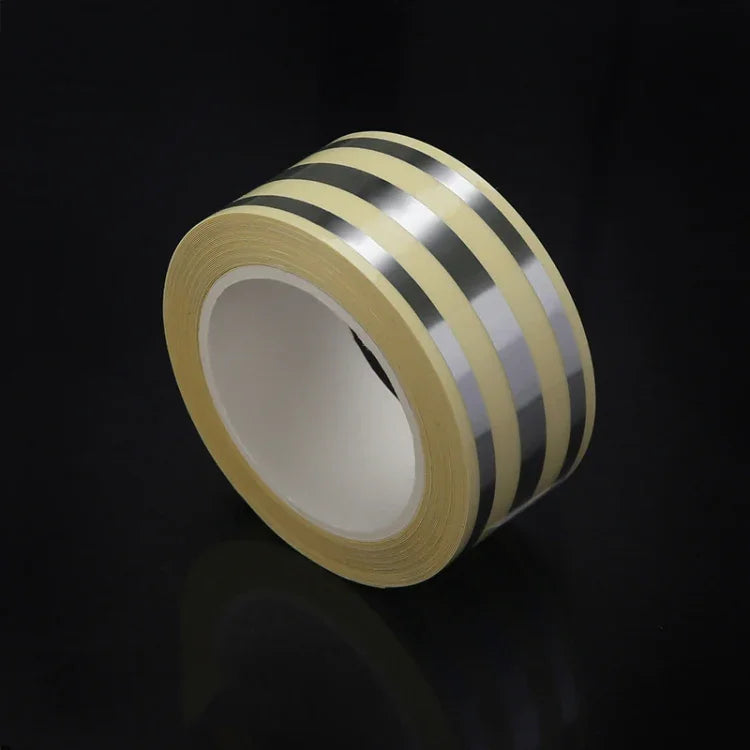 2.5cm x 5m  Golden Tile Gap Tape Waterproof PVC Self Adhesive Sticker, Gold, Silver, Laser