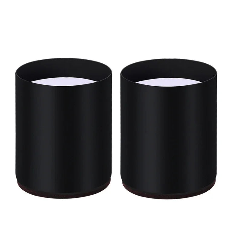 2pcs/set Furniture Carbon Steel Wraparound Heightening Foot Pad, Style:, Round 4x5cm (Black), Round 4x5cm (Brown), Round 6x5cm (Black), Round 6x5cm (Brown), Round 6x10cm (Black), Round 6x10cm (Brown), Square 4x5cm (Black), Square 4x5cm (Brown)         ...