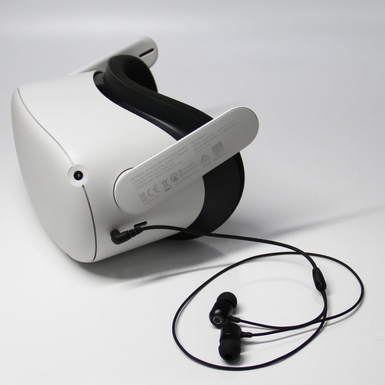 For Meta Quest 2 VR Glasses Ear-in Headset 3.5 Elbow Aluminum Earphones