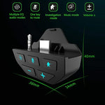 For Microsoft XBOX One S / X / Elite HS-XO193A Gamepad Sound Enhancer 3.5mm Converter Headphone Adapter, For XBOX One S / X / Elite