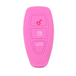 For Ford Focus/Mondeo 2pcs Folding Three-Button Key Protect Cover, Red, Pink, Orange, Yellow, Sky Blue, New Green, Purple, Black