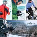 Touch Screen Anti-slip Waterproof Outdoor Sports Warm Cycling Gloves, S, M, L, XL