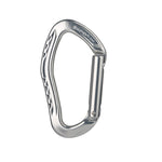 XINDA  22KN Rock Climbing  Straight Quickdraw Spring-loaded Gate Buckle Aluminum Carabiner, XD-8126 (Orange), XD-8126 (Silver), XD-8126 (Blue), XD-8126 (Black), XD-8126 (Red)