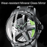 BINBOND D002 Car Hub Dial Multifunctional Waterproof and Wear-resistant Men's Watch