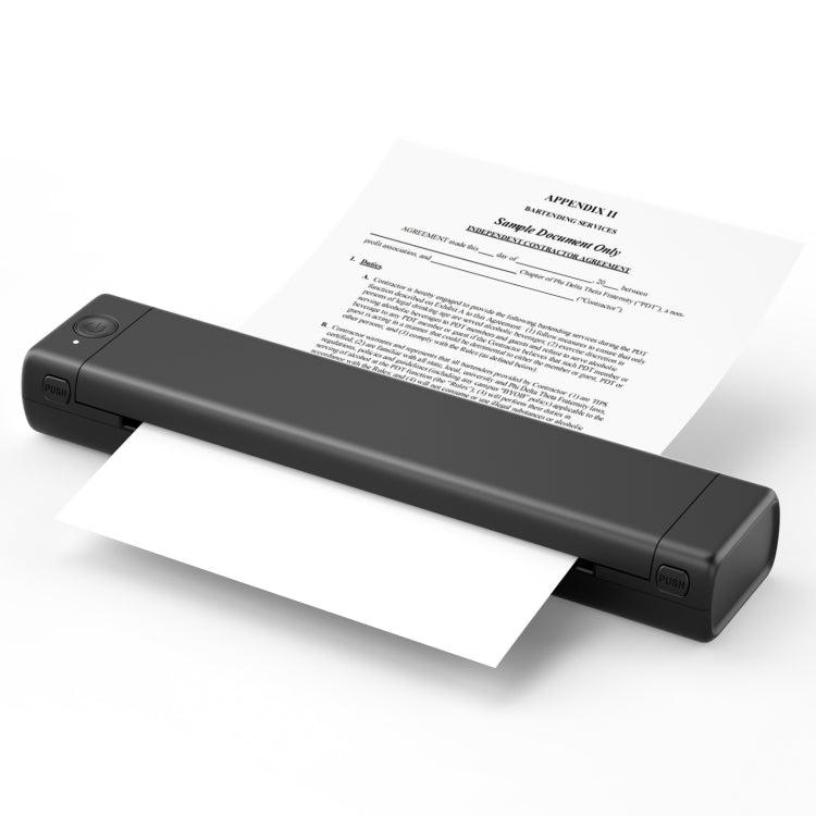 M08F Bluetooth Wireless Handheld Portable Thermal Printer, Black Green A4 Version, Black A4 Version, White A4 Version, White Orange A4 Version, Green A4 Version, Pink A4 Version, Gray A4 Version, Silver A4 Version, Black Green Letter Version           ...