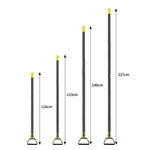 MYL-10 Stirrup Ring Weeding Hoes Garden Tools, 3 Sections 1.2m, 4 Sections 1.6m, 5 Sections 2.0m, 6 Sections 2.4m