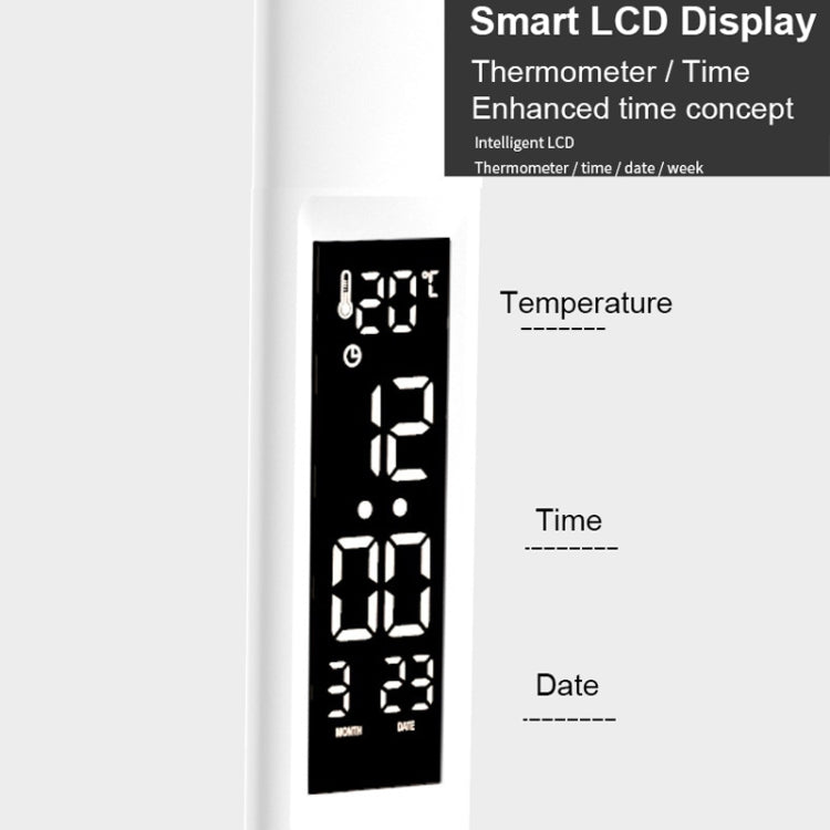 LED Intelligent Digital Display Foldable Desk Lamp, Style:, USB Straight Plug, Charging 2000mAh, Charging 3200mAh, Double Head USB Straight Plug, Double Head Charging 2000mAh, Double Head Charging 3200mAh