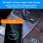 PD 30W Dual Port USB Super Fast Charge Car Charger, 30W Black