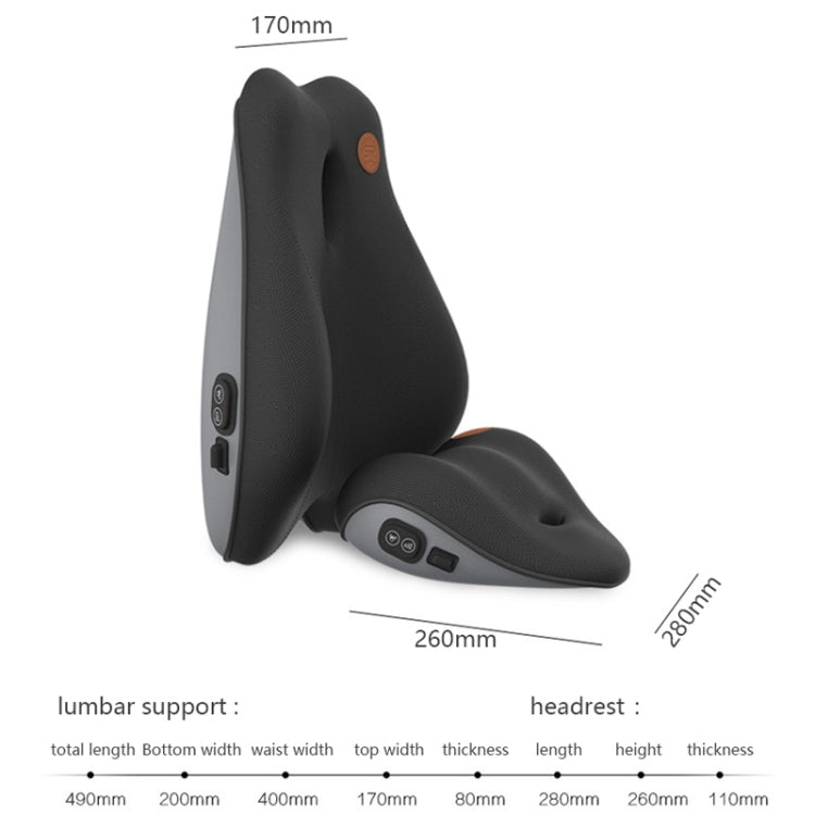 SR-21 Car Lumbar Cushion Headrest Seat Memory Foam Accessories, Style:, Ordinary Headrest (Black), Ordinary Headrest (Gray), Ordinary Headrest (Brown), Massage Headrest (Black), Massage Headrest (Gray), Massage Headrest (Brown)                         ...