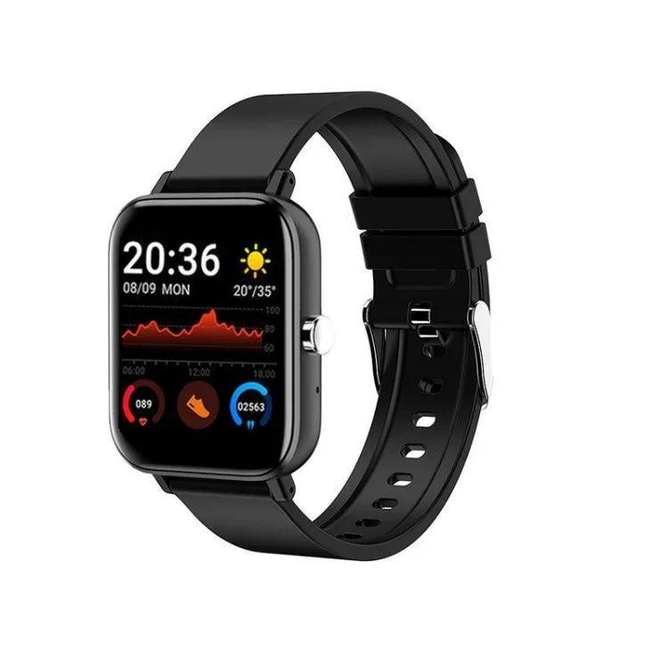 H10 1.69 inch Screen Bluetooth Call Smart Watch, Support Heart Rate/Blood Pressure/Sleep Monitoring, Black, Pink, Yellow, Grey, Blue Net+Silicone, Black Net+Silicone, Pink Net+Silicone, Gold Net+Silicone, Silver Net+Silicone