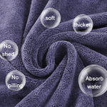 Nano Thickened Large Bath Towel Hairdresser Beauty Salon Adult With Soft Absorbent Towel, 25x25cm, 30x30cm, 30x60cm, 30x70cm, 35x75cm, 70x140cm, 80x180cm