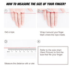 SH100 5.7mm Wide Silicone Ring Glitter Couple Ring, No.8, No.9, No.10