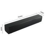 BT809S Desktop Long Gaming Bluetooth Speaker Computer USB Plug-in Intelligent Ambient Light Audio