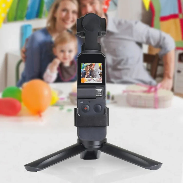 RCGEEK for DJI OSMO Pocket 2 Universal Mini Tripod PTZ Camera Accessories, 1196500 (Black)