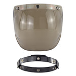 Motorcycle Helmet Three-Button Windproof Lens With Bracket