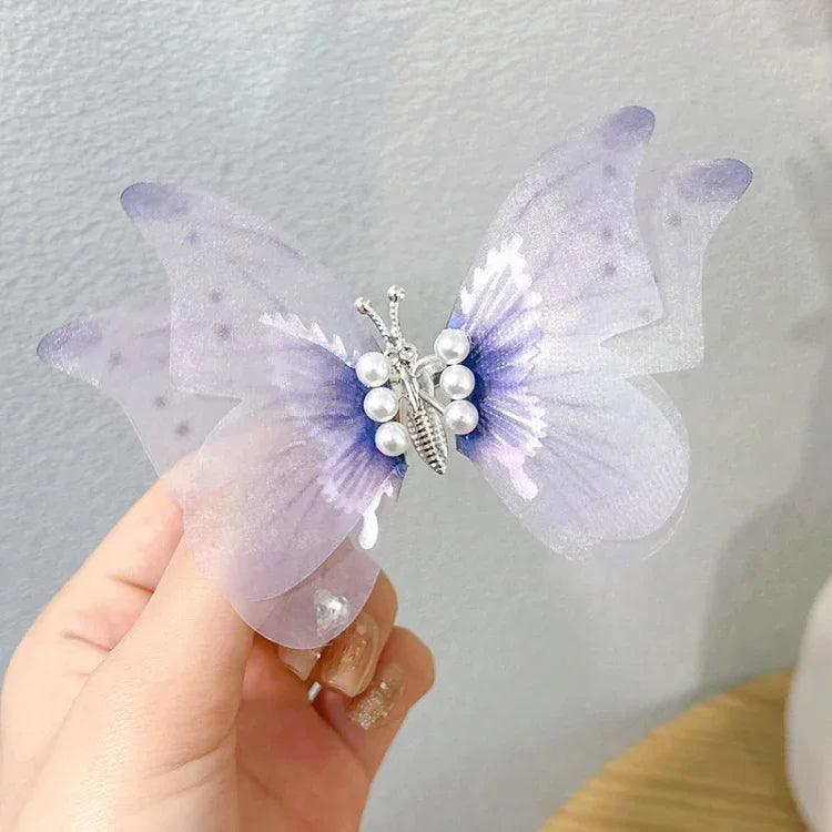 Handmade Butterfly Children Hairpin Spring Butterfly Hair Accessories