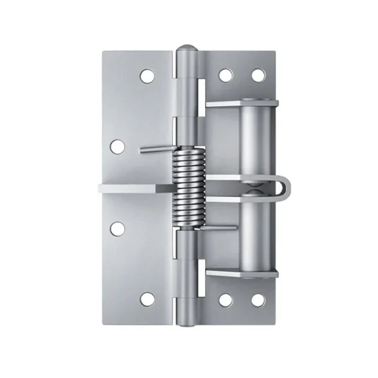 4 Inch Multifunctional Door Closer Automatic Door Closing Hinge, Color Steel Silver, Black, Color Steel Gold