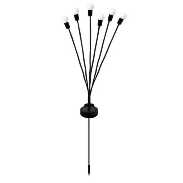 2sets Solar Firefly Lights Christmas Outdoor Garden Waterproof Lawn Lights, 6 Head Warm Light, 6 Head Color Light, 8 Head Warm Light, 8 Head Color Light, 10 Head Warm Light, 10 Head Color Light