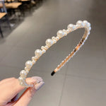 Sweet Pearl Headband Retro Versatile Hair Accessories, 1A, 2B, 3C, 4, 5, 6, 7, 8, 9, 10, 11, 12, 13, 14, 15, 16, 17, 18, 19, 20