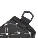 2pcs Car Air Outlet Sundries Storage Bag With Net Pocket