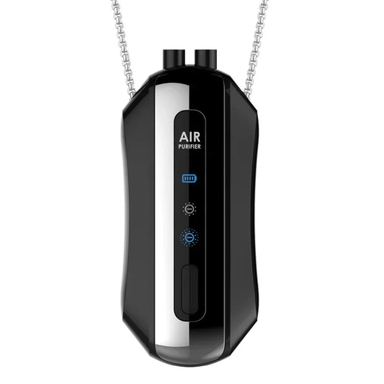 Portable Negative Ion Air Purifier Home Hanging Neck Purifier, Chain Style (White), Chain Style (Black), Rope Style (White), Rope Style (Black)