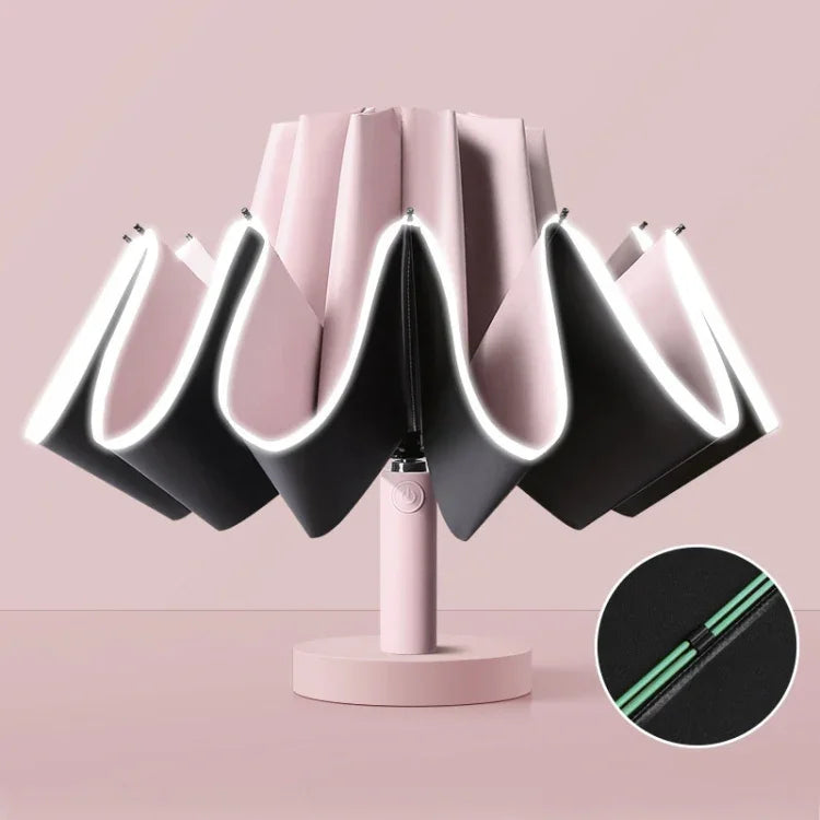 20 Bone Reverse Double Bone Automatic Folding Umbrella Sunshade Sun Umbrella