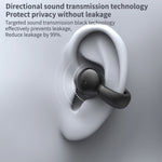 Clip Ear Stereo External Sound Without Hurting Ear Business Sports Model Bluetooth Earphones, YX03 (White), YX03 (Pink), YX03 (Grey), YX03 (Black)