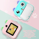 Children Instant Camera Mini Thermal HD Printer Video Photo Digital Camera, Standard  Blue, Standard Pink, 16G  Pink, 16G Blue, 32G  Pink, 32G Blue