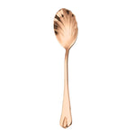 Stainless Steel Water Droplet Shell Spoon Ice Cream Spoon Coffee Mixing Spoon, Stainless Steel Color, Gold, Rose Gold, Colorful, Blue, Black