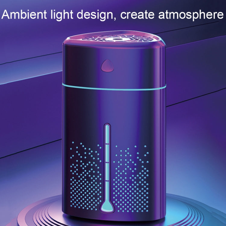 Silent USB Plug-In Silver Ion Purifying Humidifier Household Night Light Atomizer, Electroplated White, Electroplated Green, White, Green, Duck
