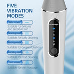 Electric Bath Brush Silicone Vibration Long-handled Back Spa Shower