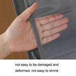 2pcs Double Sided Transparent Storage Bag Bedroom Wardrobe Storage Dustproof Hanging Bag, Gray 6 Grid, Black 6 Grid, Gray 8 Grid, Black 8 Grid