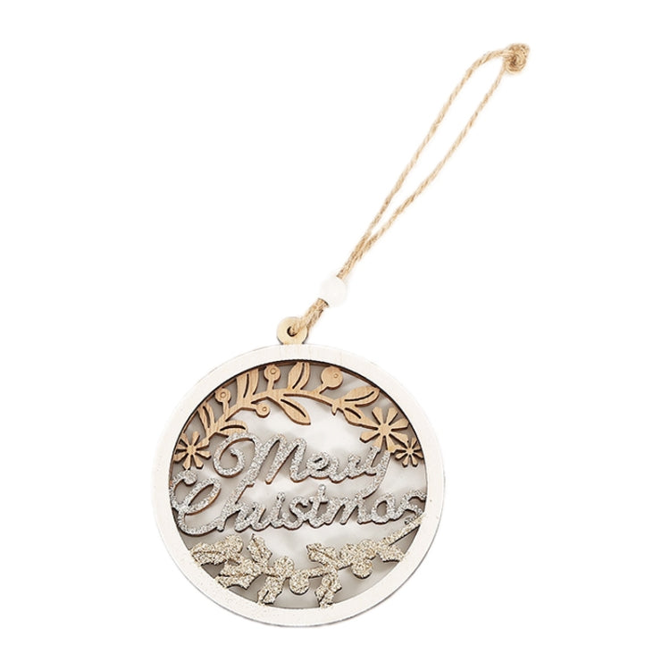 Christmas Party Decoration Wooden Pendants