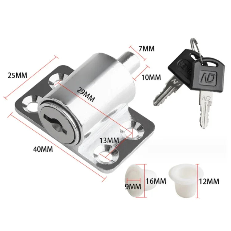 Door And Window Limit Lock Sliding Door Retainer Child Safety Lock, White No Screw, Silver No Screw, Black No Screw, White With Screw, Silver With Screw, Black With Screw