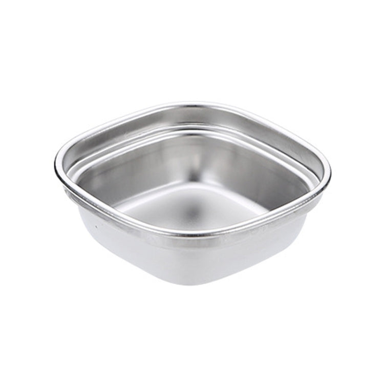 Stainless Steel Square Sauce Dish Hotpot Seasoning Disc Barbecue Tableware, 1 Grid (Silver), 2 Grid (Silver), 3 Grid (Silver), 4 Grid (Silver), 1 Grid (Gold), 2 Grid (Gold), 3 Grid (Gold), 4 Grid (Gold)