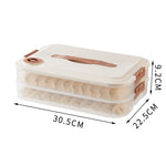 Dumpling Storage Box Food Grade Home Dumpling Frozen Fresh Case, 2 Layer With Cover, 3 Layer With Cover, 4 Layer With Cover