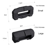 Car Seatbelt Buckle Protective Cover Anti Scratch Silicone Protector For Safety Belt Plugs, Large, Small