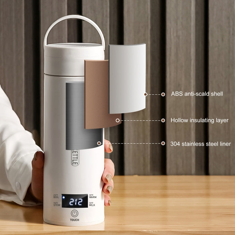 300W 500ml Electric Heating Water Cup Smart Boiling Kettle Temperature Control Kettle, SUS304 US Plug, SUS316 US Plug, SUS304 UK Plug, SUS316 UK Plug, SUS304 EU Plug, SUS316 EU Plug
