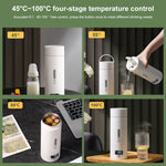 300W 500ml Electric Heating Water Cup Smart Boiling Kettle Temperature Control Kettle, SUS304 US Plug, SUS316 US Plug, SUS304 UK Plug, SUS316 UK Plug, SUS304 EU Plug, SUS316 EU Plug