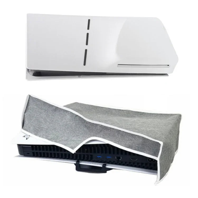 For PS5 Slim Disc & Digital Host Dust Cover Protective  Case, Vertical Gray, Vertical Black, Horizontal Gray, Horizontal Black