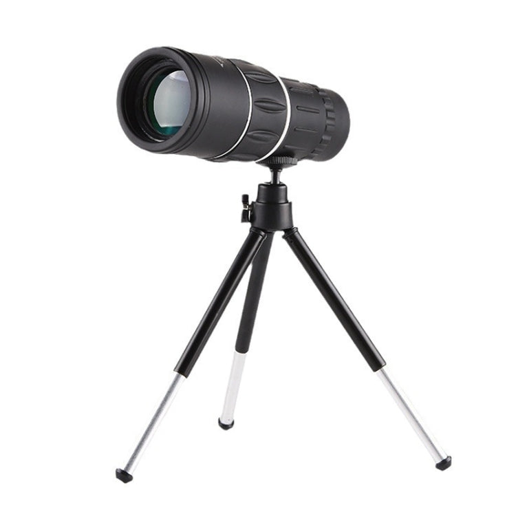 16x52 High Definition Outdoor Bird Viewing Monocular Telescope, 16x52 Prism, 16x52 Green Film, 16x52 without Bag, 16x52 with Clip+Tripod