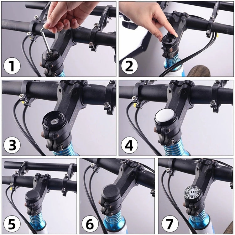 For AirTag 2nd Gen / AirTag 1st Gen Tracker Case Bicycle Hidden Headset Mount Anti-Theft Bike Locator Bracket Holder, Round, Beer Cover